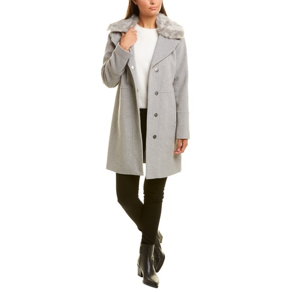 Kenneth Cole NY Wool Blend Coar, S - Picture 5 of 10
